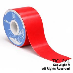 CINTA LISA 40 MM X 25 MTS ROJO